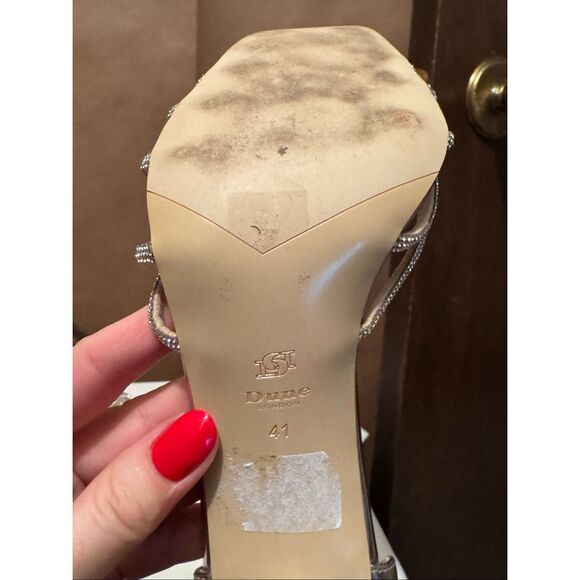 Dune London Moral Gold Heels - Picture 8 of 8